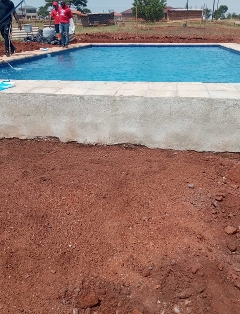 Finished Swimming Pool Project In Mvurwi